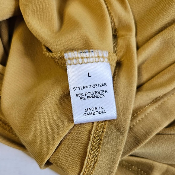 Sleeveless Mustard Twist Top - Picture 5 of 5